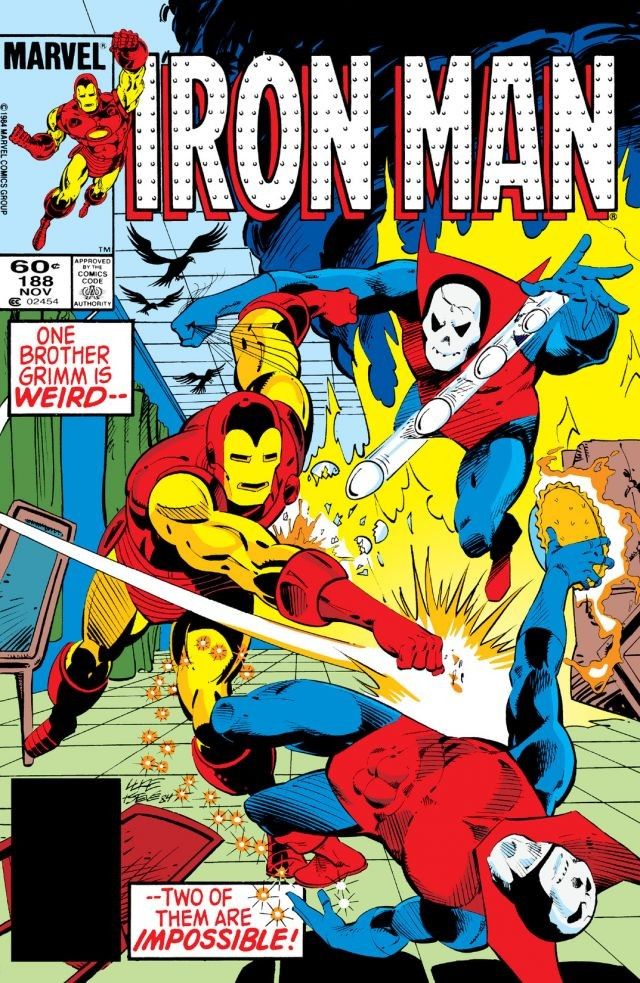 Iron Man #188 cover