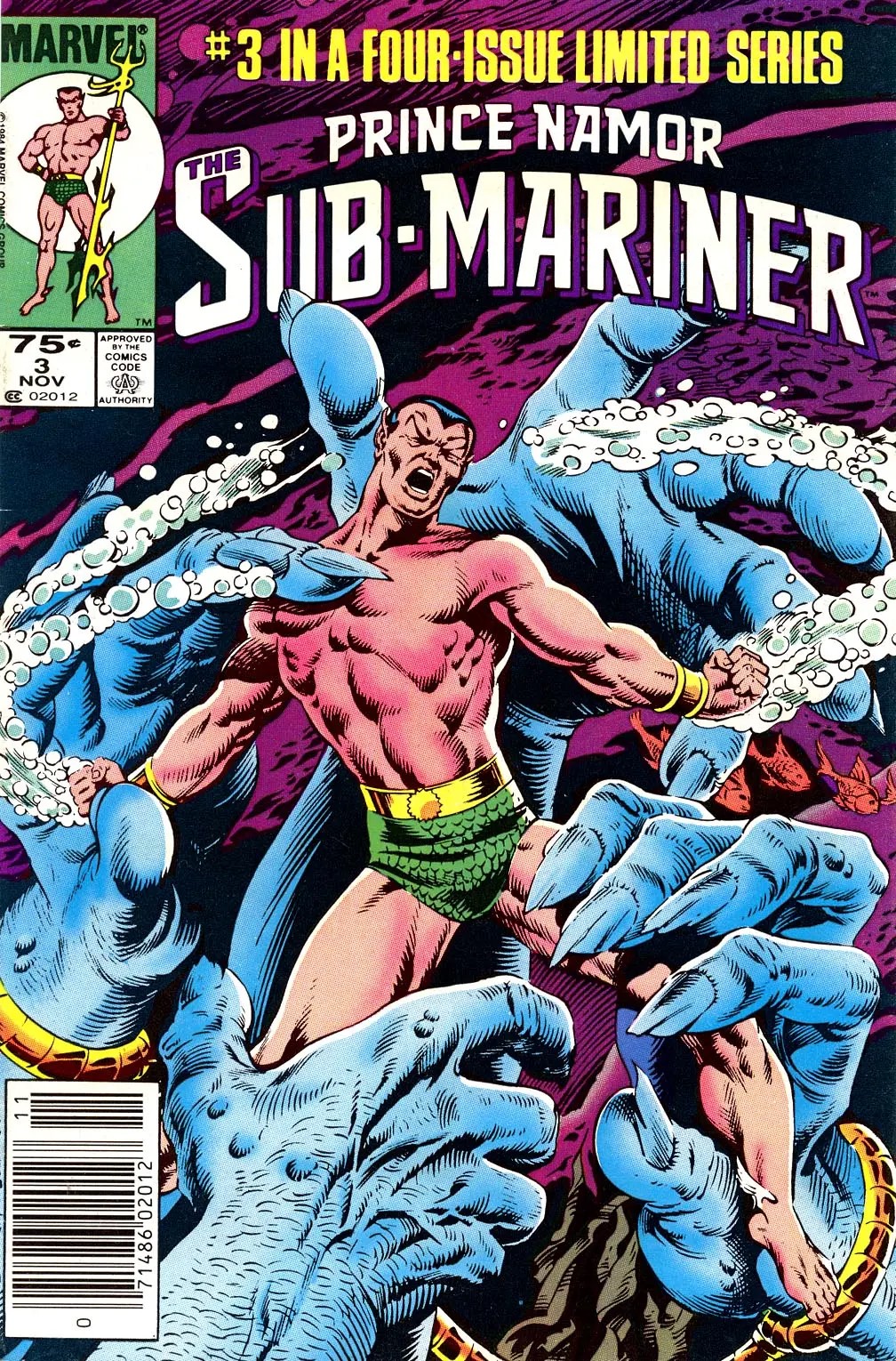 Prince Namor, the Sub-Mariner #3 cover