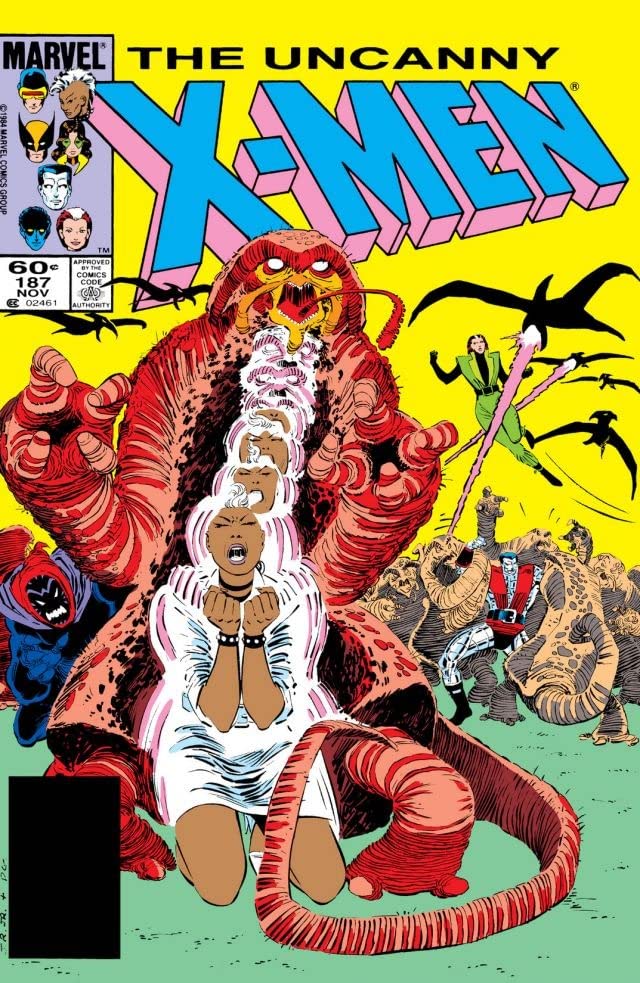 The Uncanny X-Men #187 cover