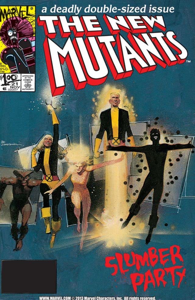 The New Mutants #21 cover