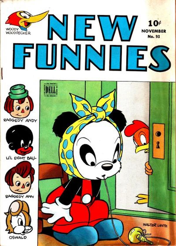 New Funnies #93 cover