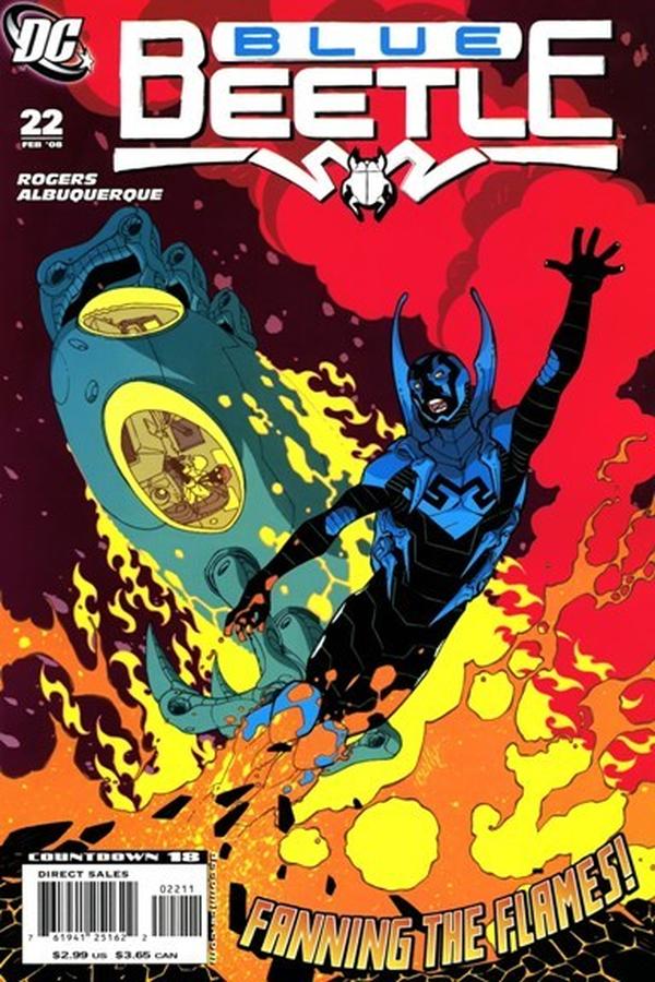 The Blue Beetle #22 cover