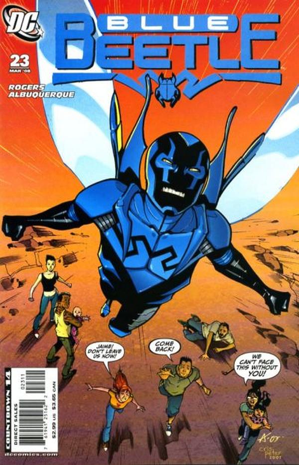 The Blue Beetle #23 cover