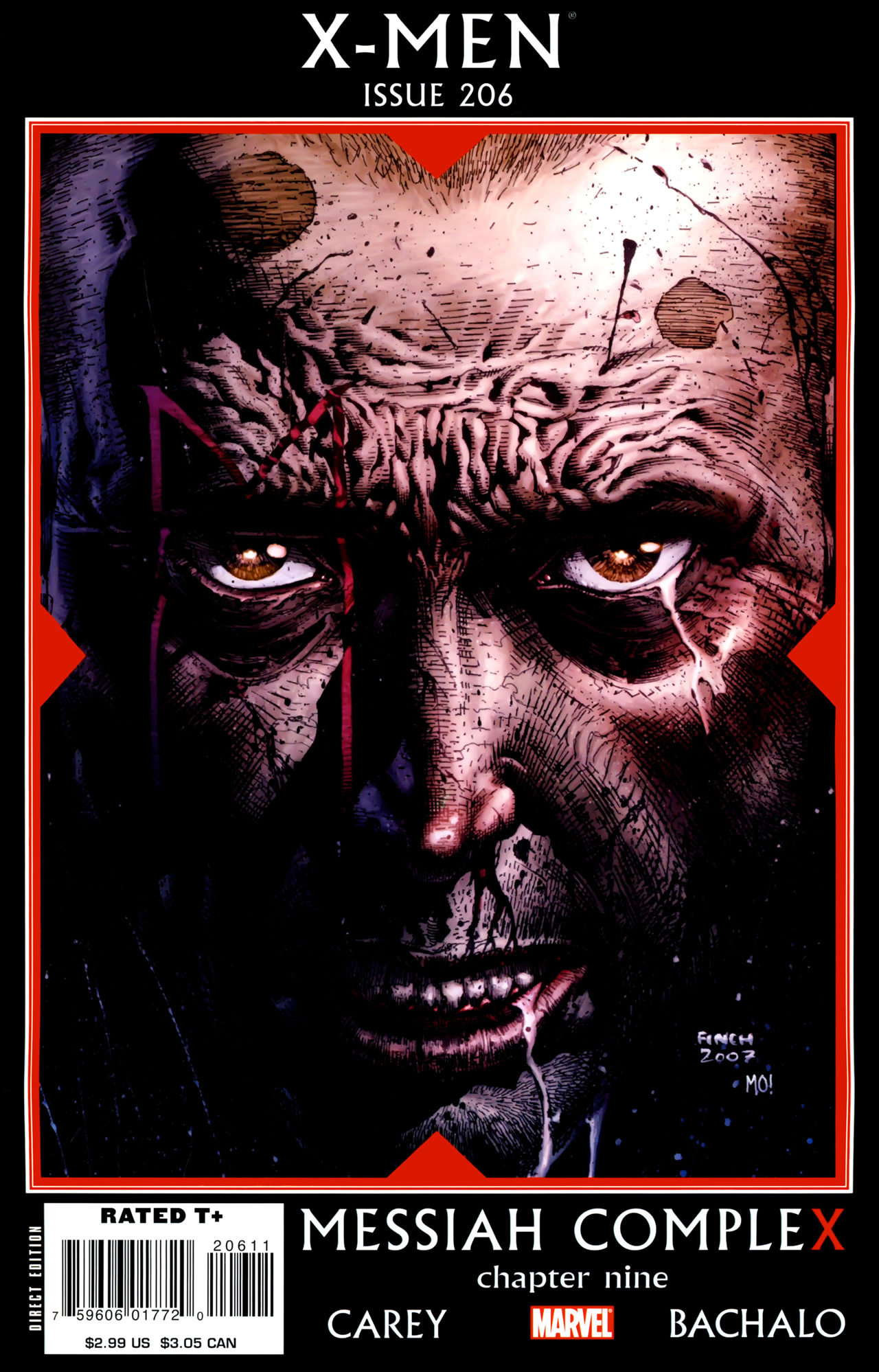 X-Men #206 cover