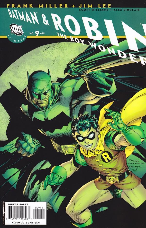 All Star Batman & Robin, the Boy Wonder #9 cover
