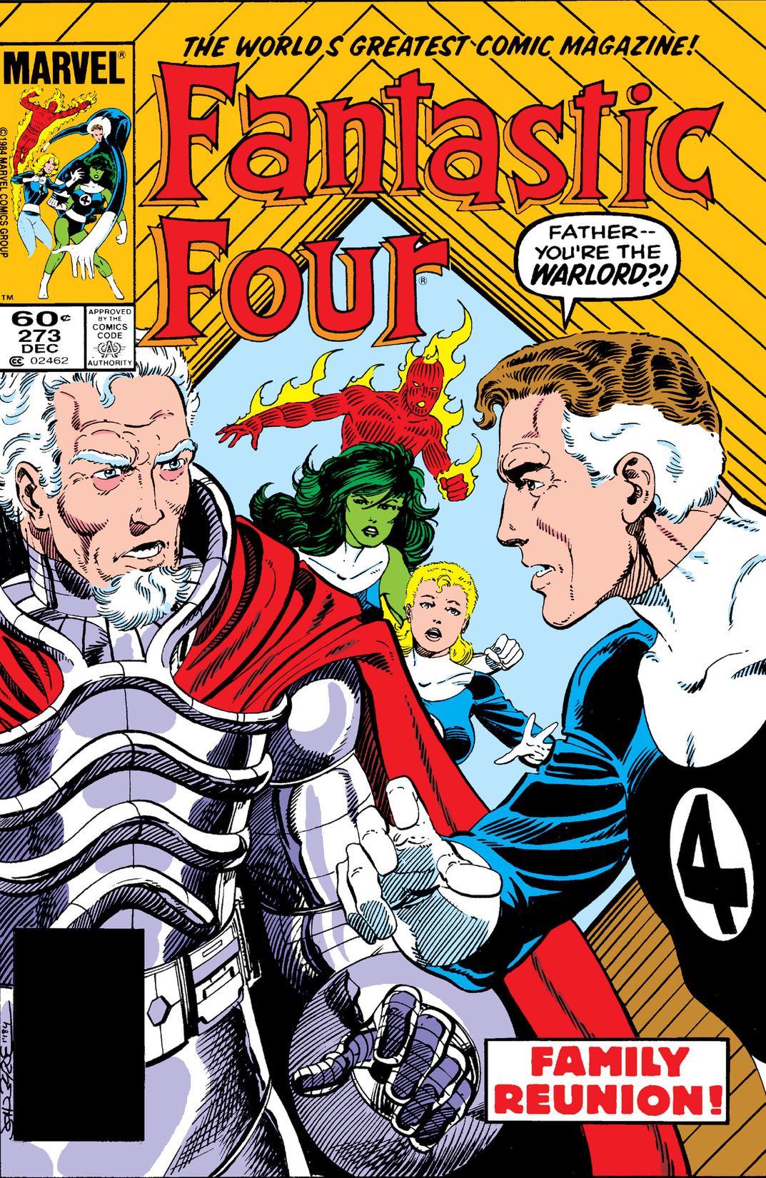 Fantastic Four #273 cover