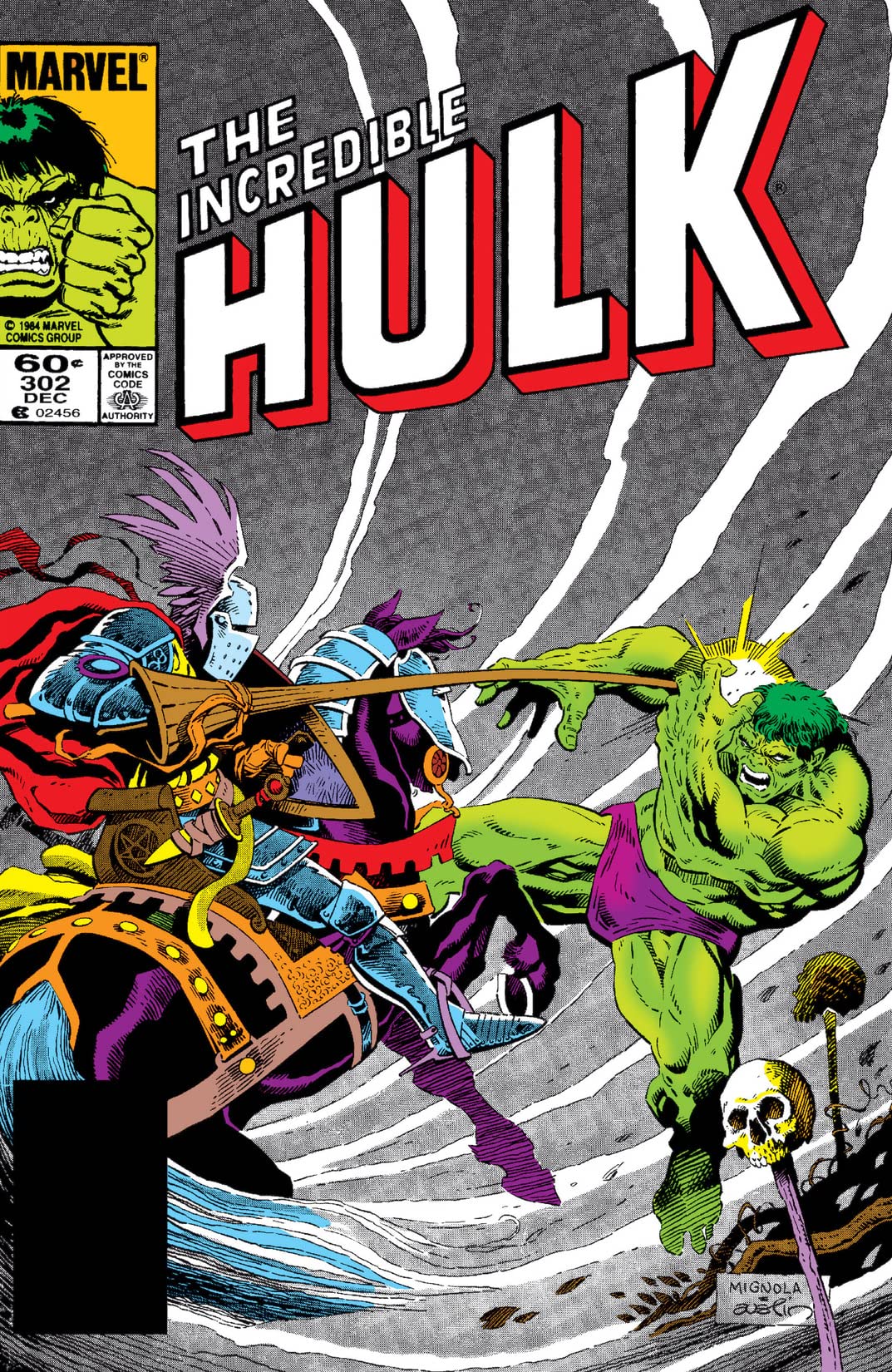 The Incredible Hulk #302 cover
