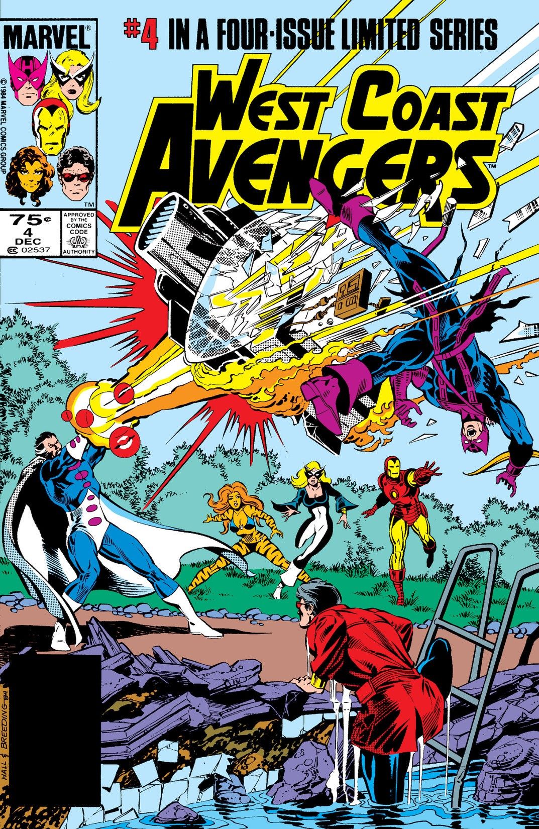 West Coast Avengers #4 cover