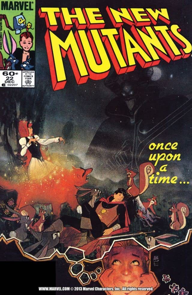 The New Mutants #22 cover