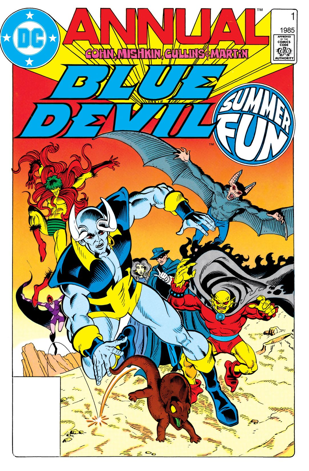 Blue Devil Annual #1 cover