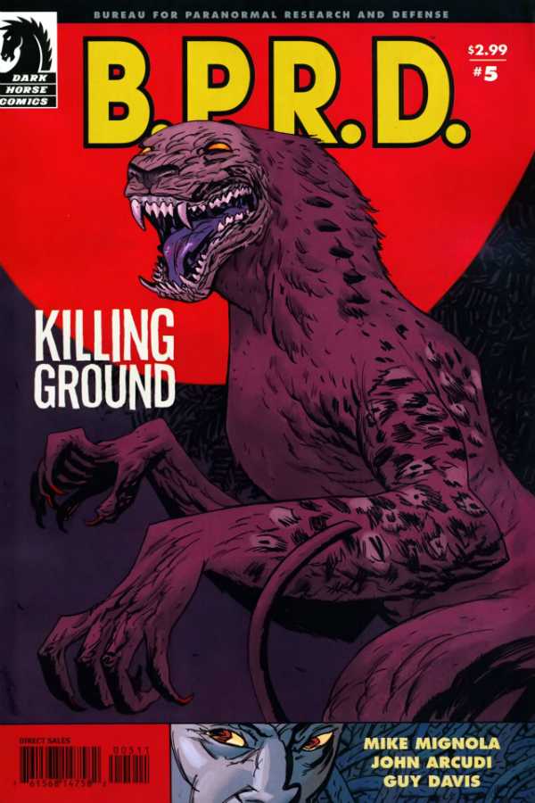 B.P.R.D.: Killing Ground #5 cover