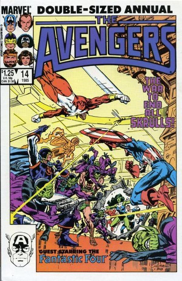 The Avengers Annual #14 cover