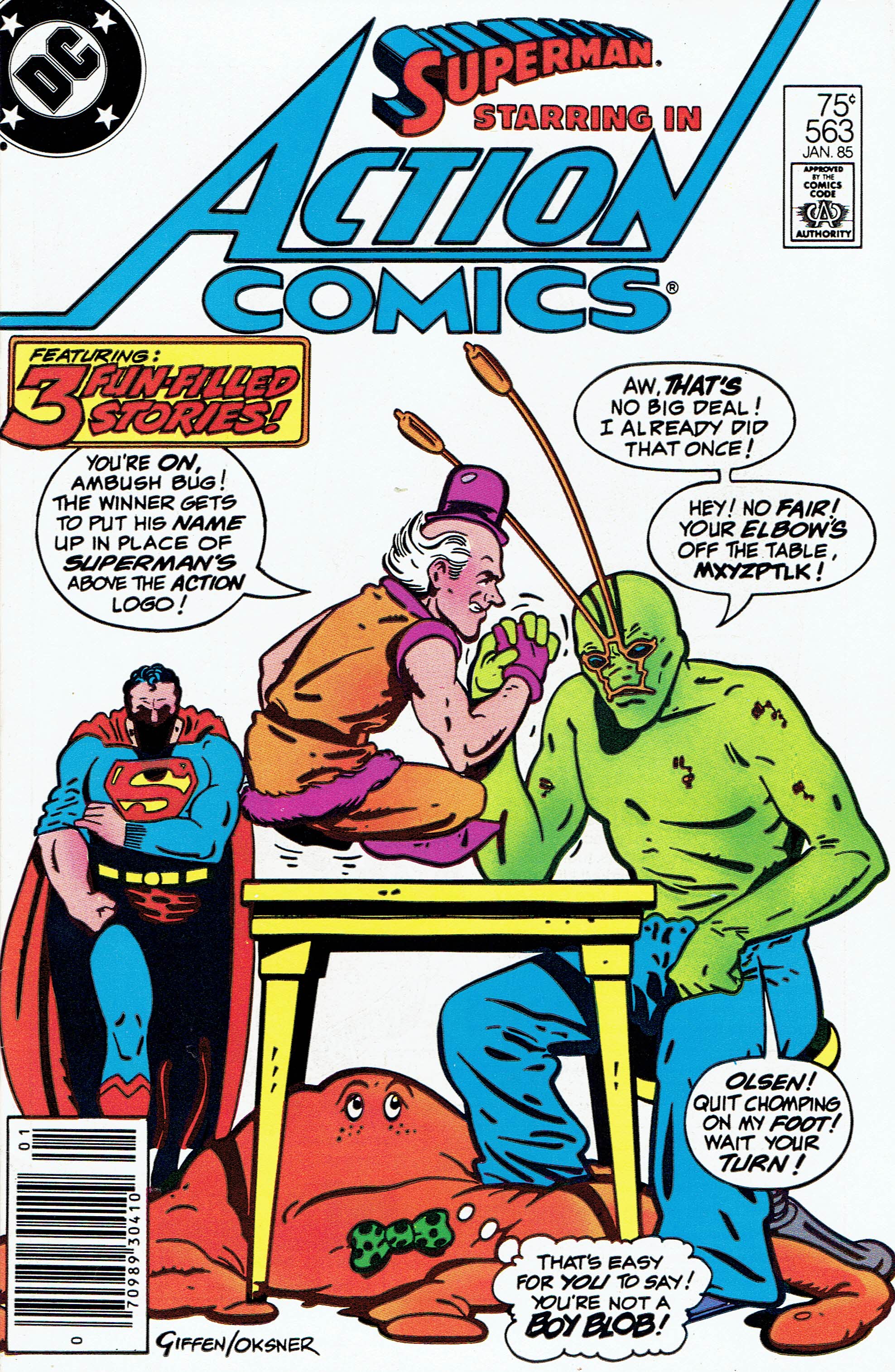 Action Comics #563 cover