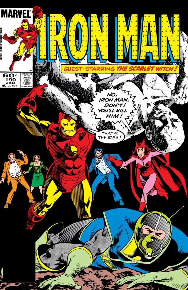 Iron Man #190 cover