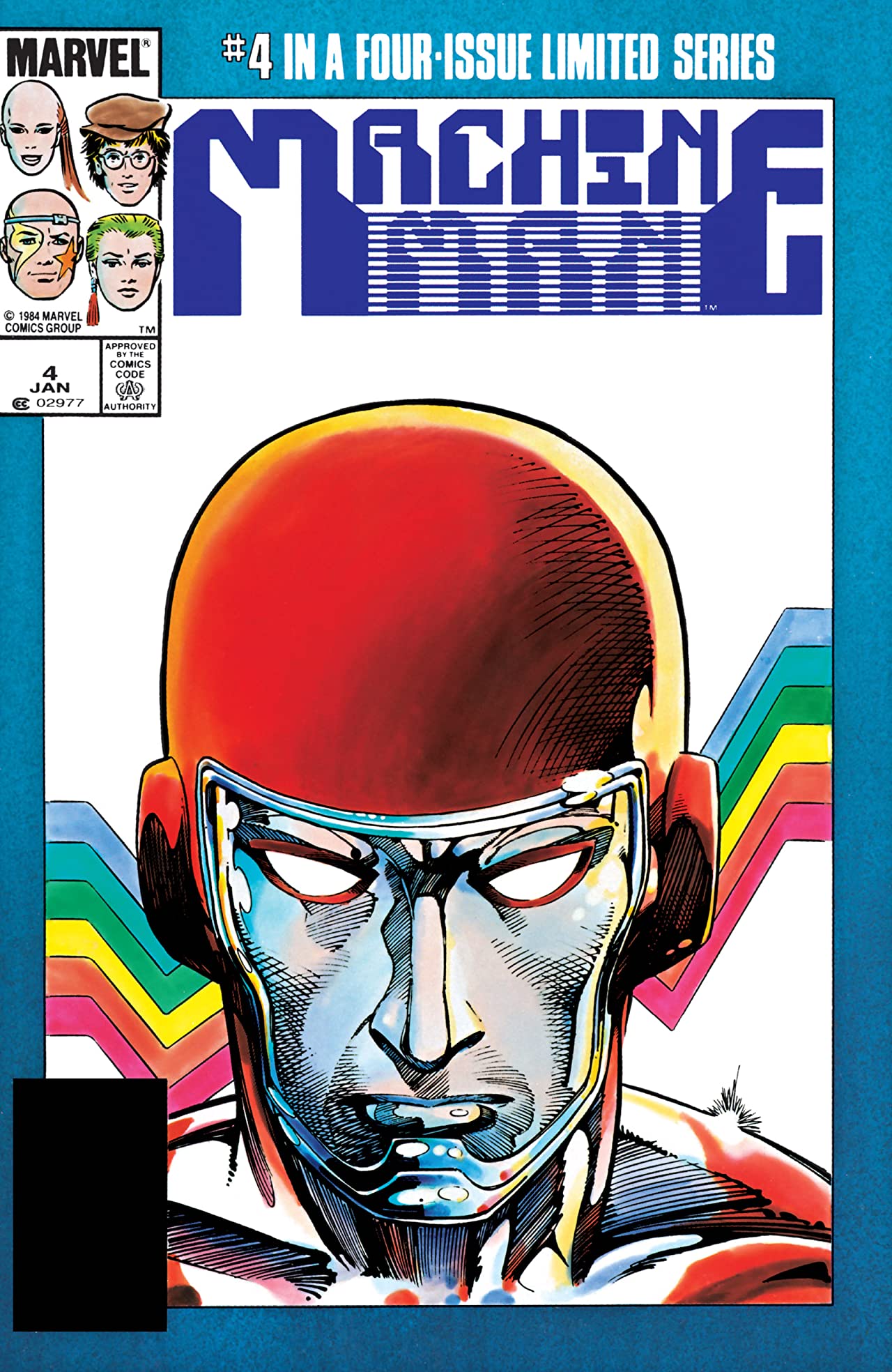 Machine Man #4 cover