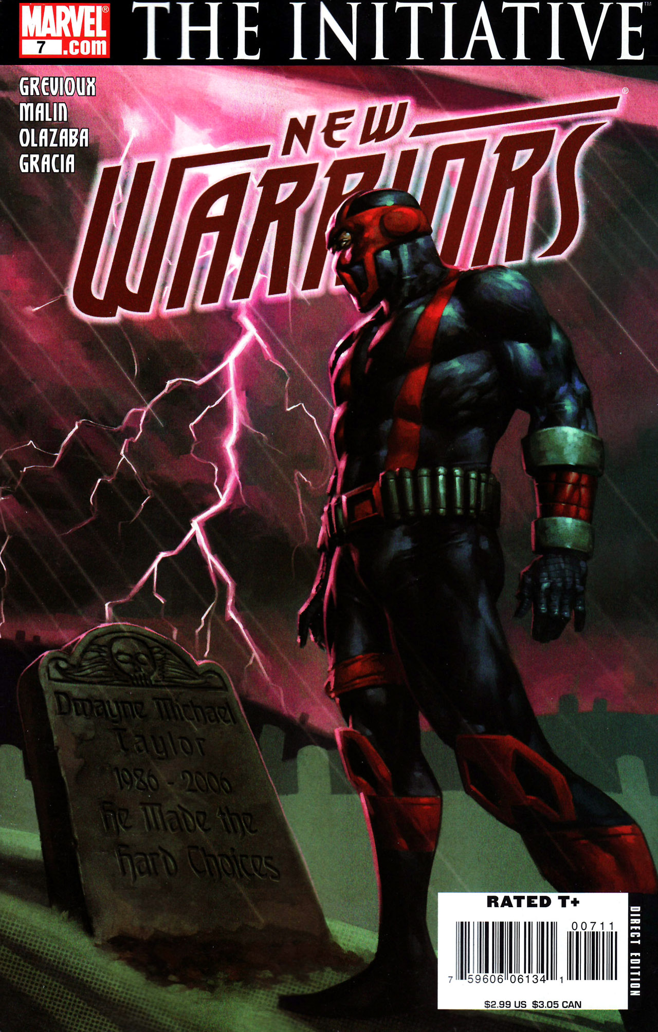 New Warriors #7 cover