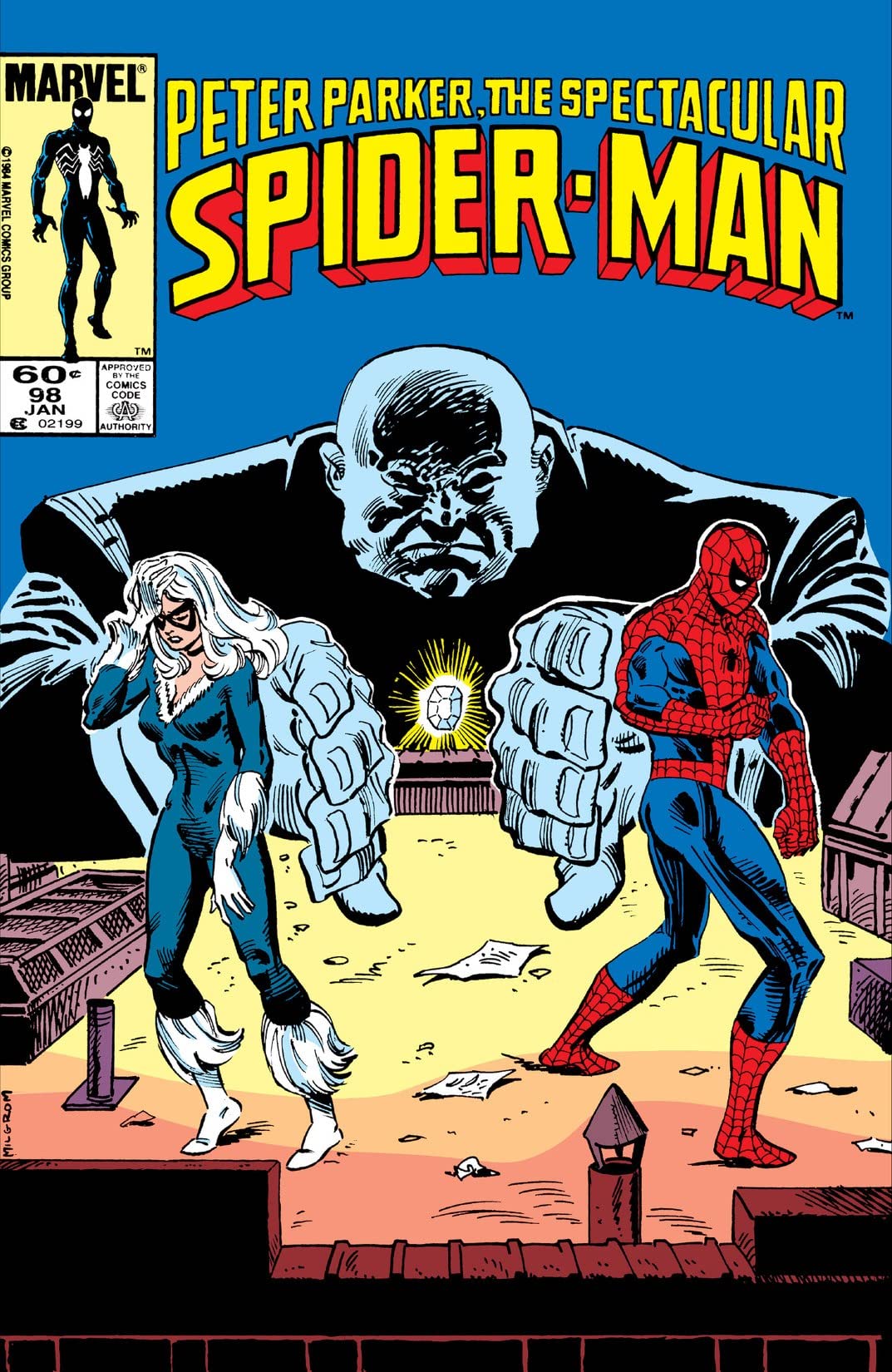 The Spectacular Spider-Man #98 cover