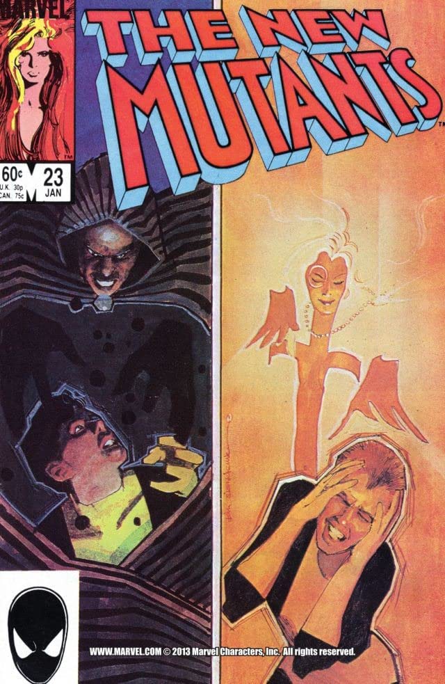 The New Mutants #23 cover