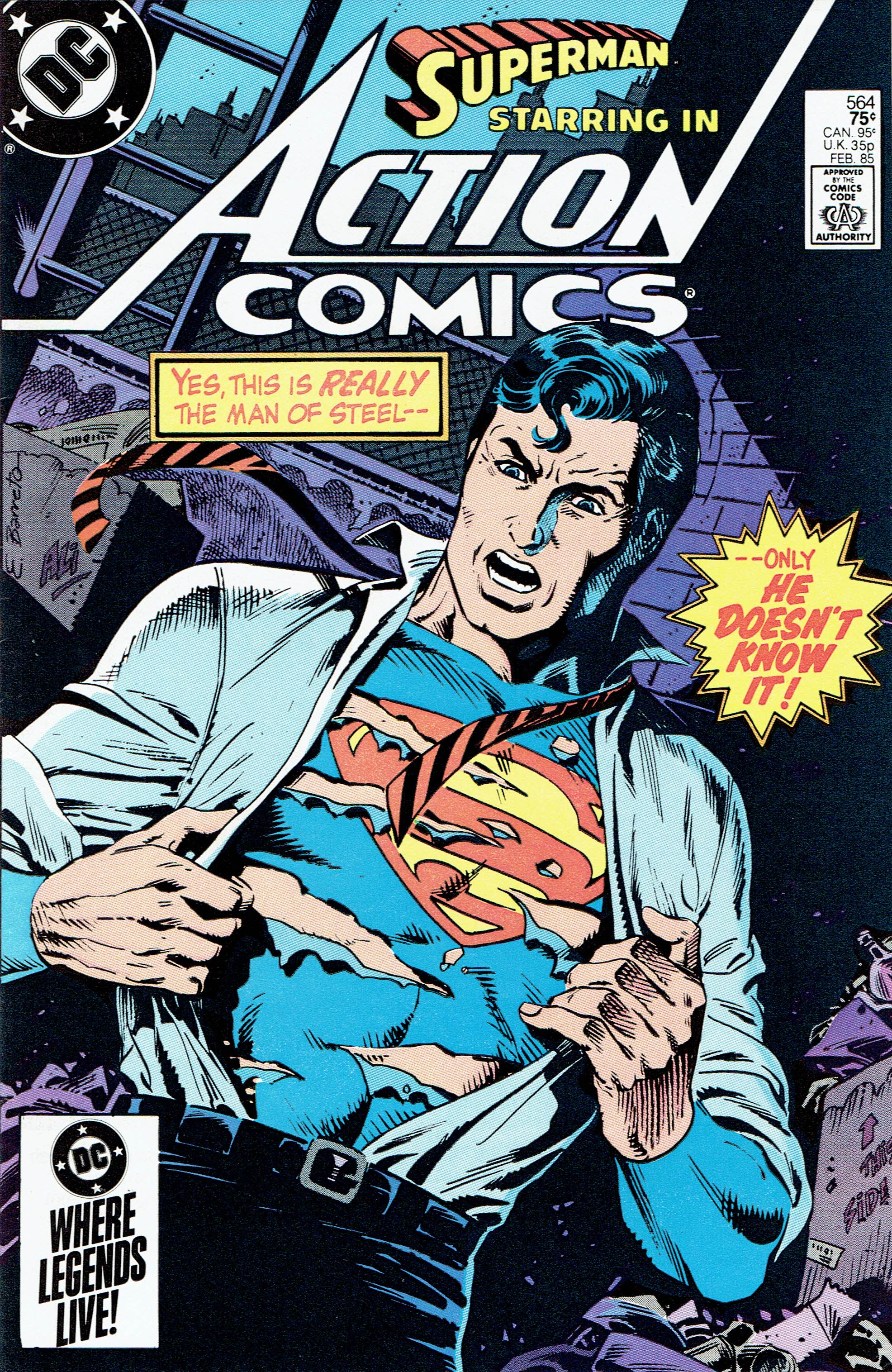 Action Comics #564 cover