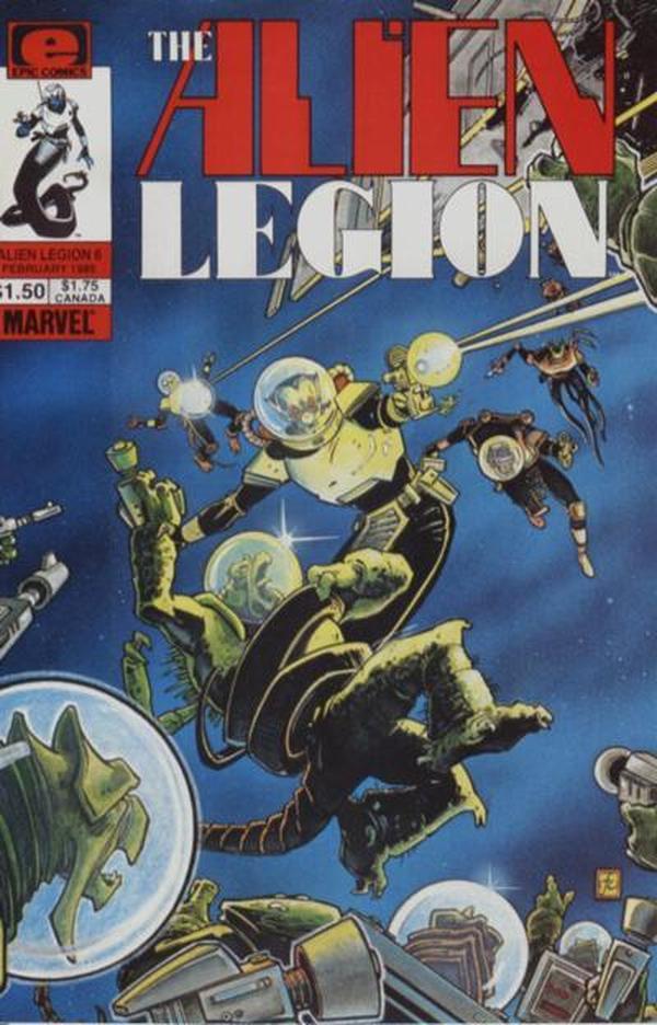 Alien Legion #6 cover