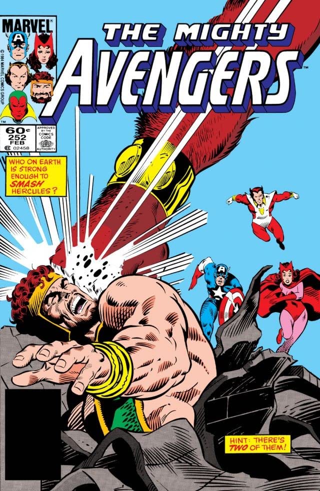 The Avengers #252 cover