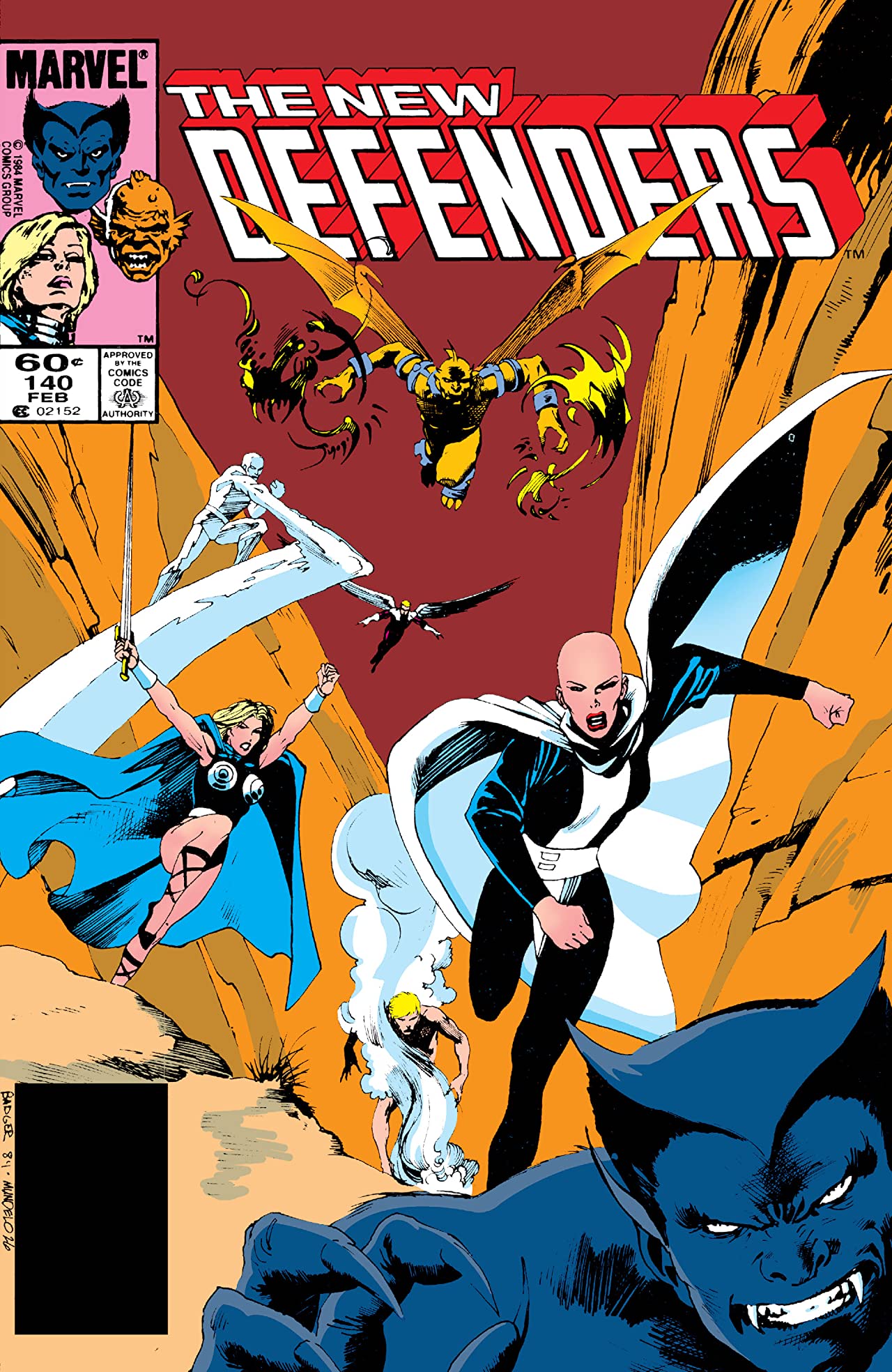 The Defenders #140 cover