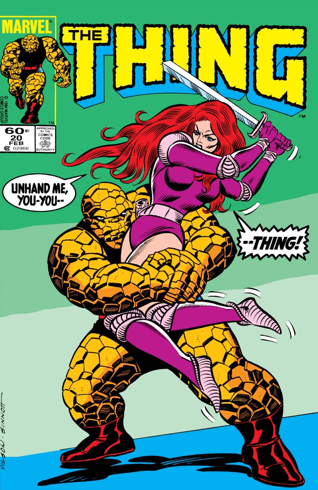 The Thing #20 cover