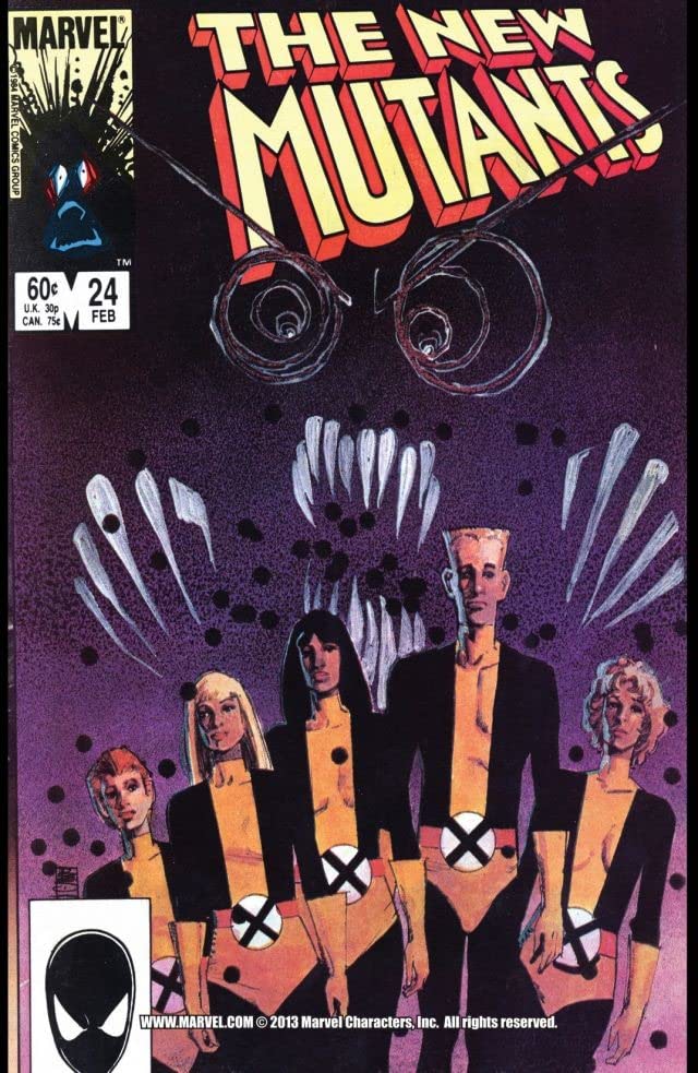 The New Mutants #24 cover