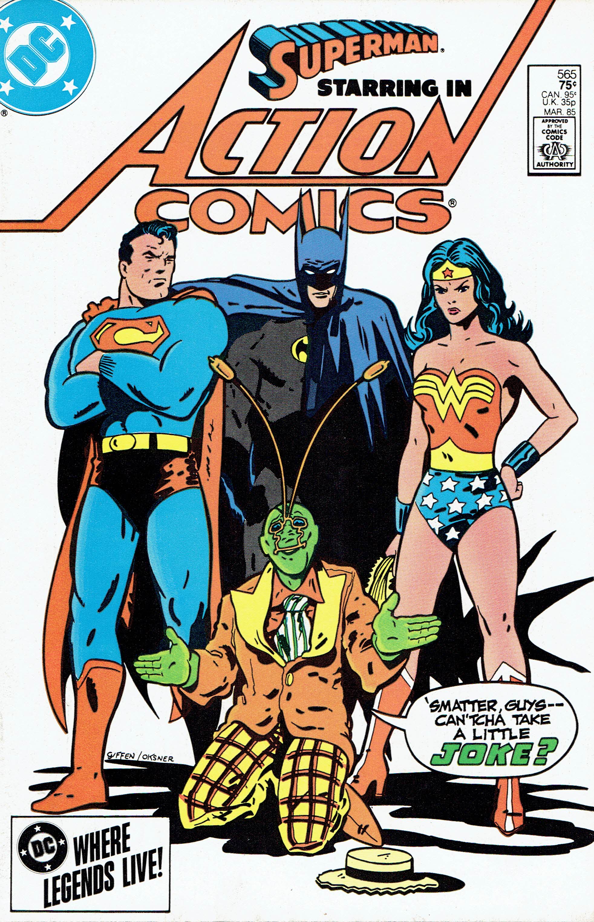 Action Comics #565 cover