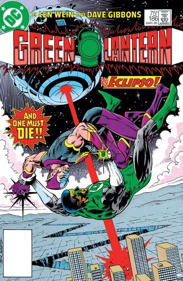 Green Lantern #186 cover