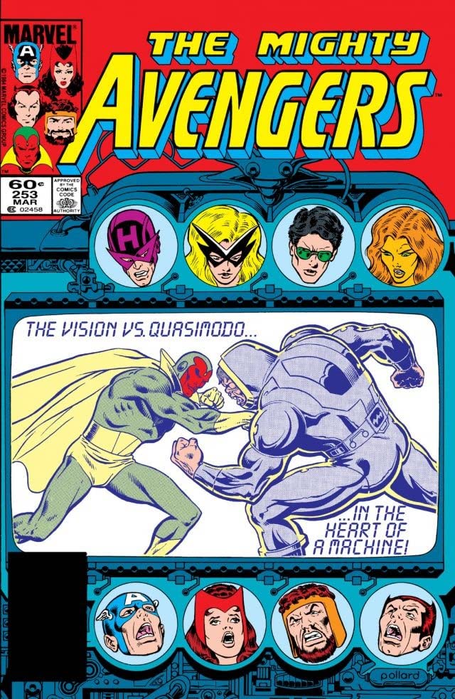The Avengers #253 cover