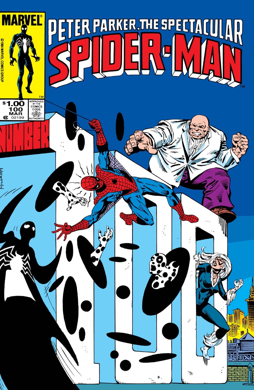 The Spectacular Spider-Man #100 cover