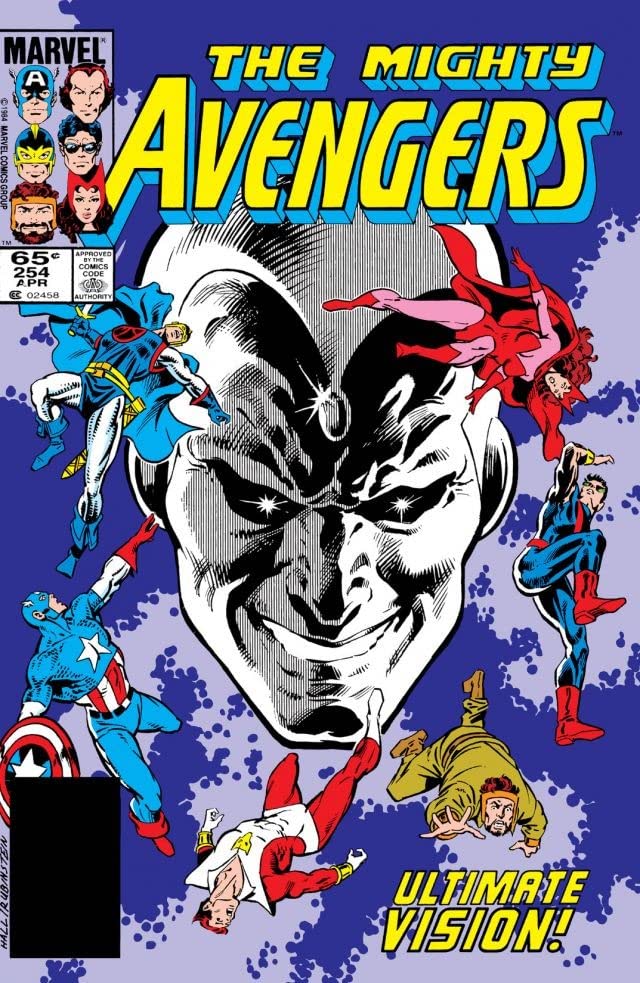 The Avengers #254 cover
