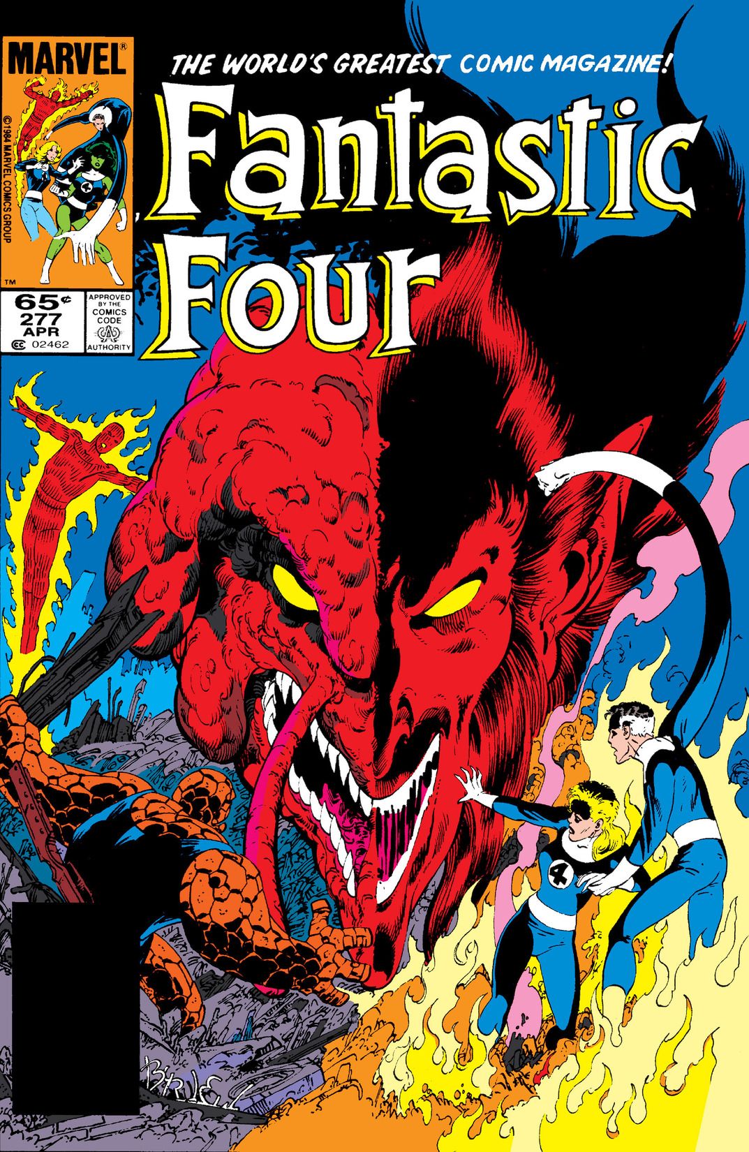 Fantastic Four #277 cover