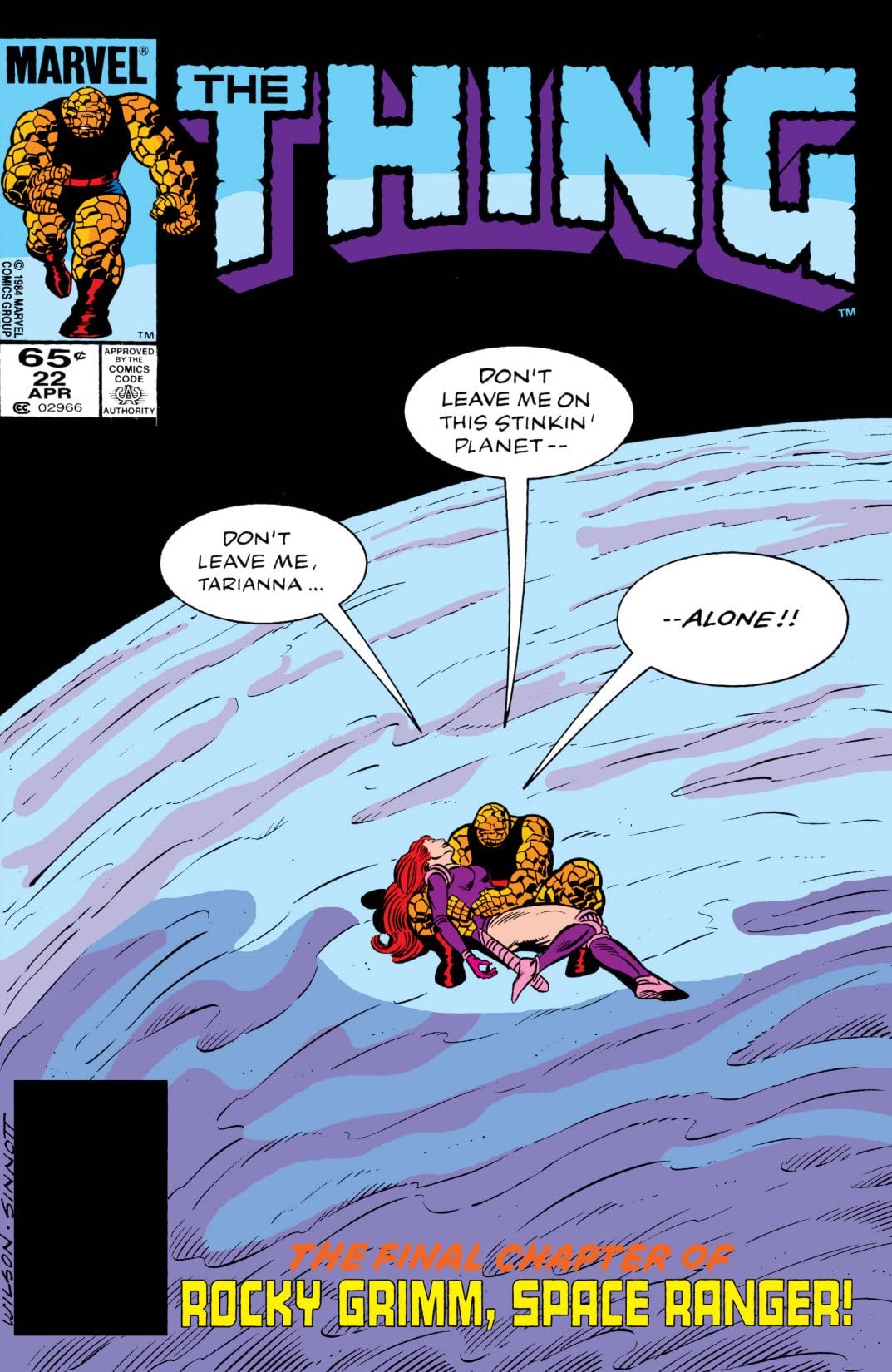 The Thing #22 cover