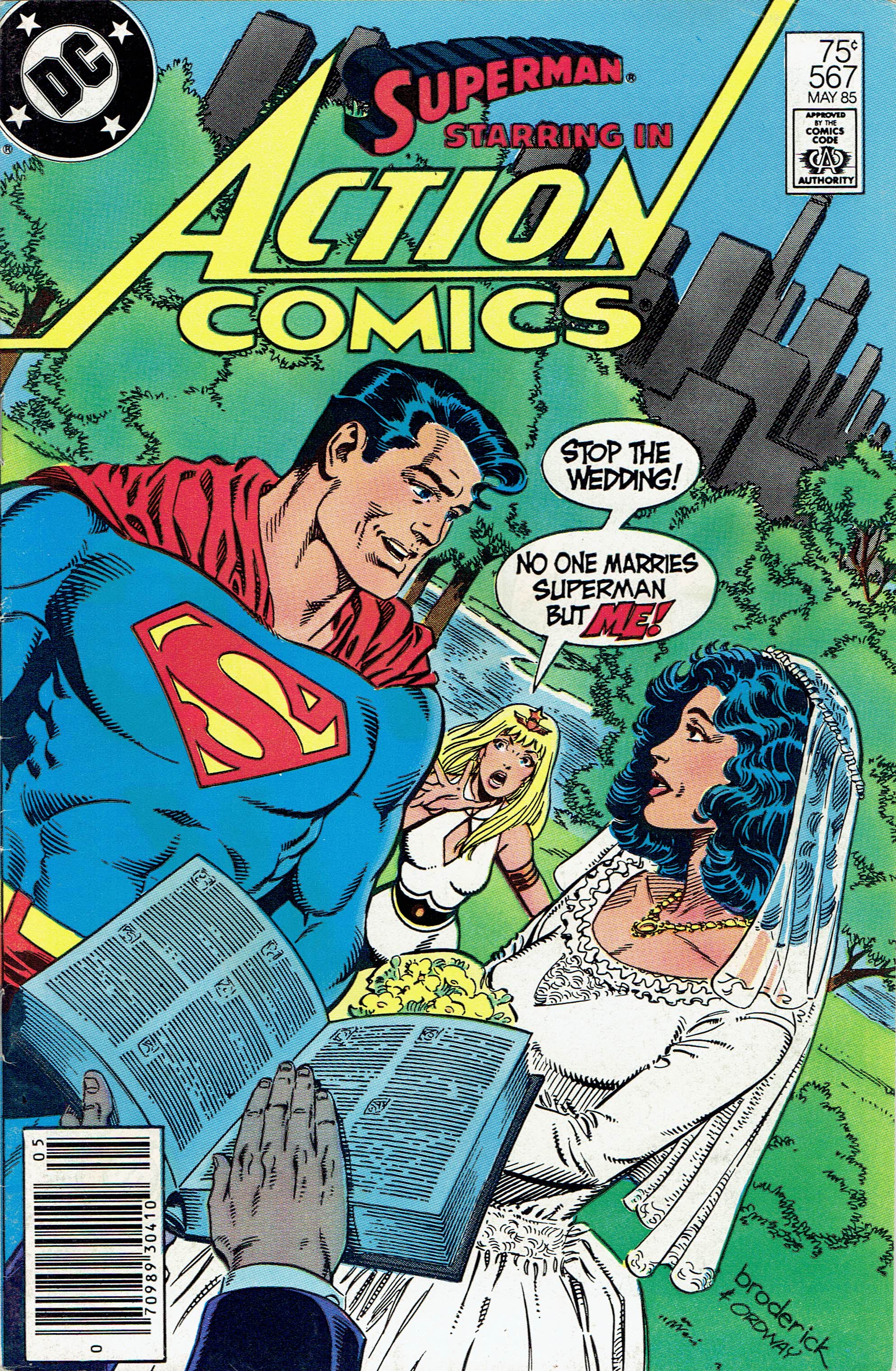 Action Comics #567 cover