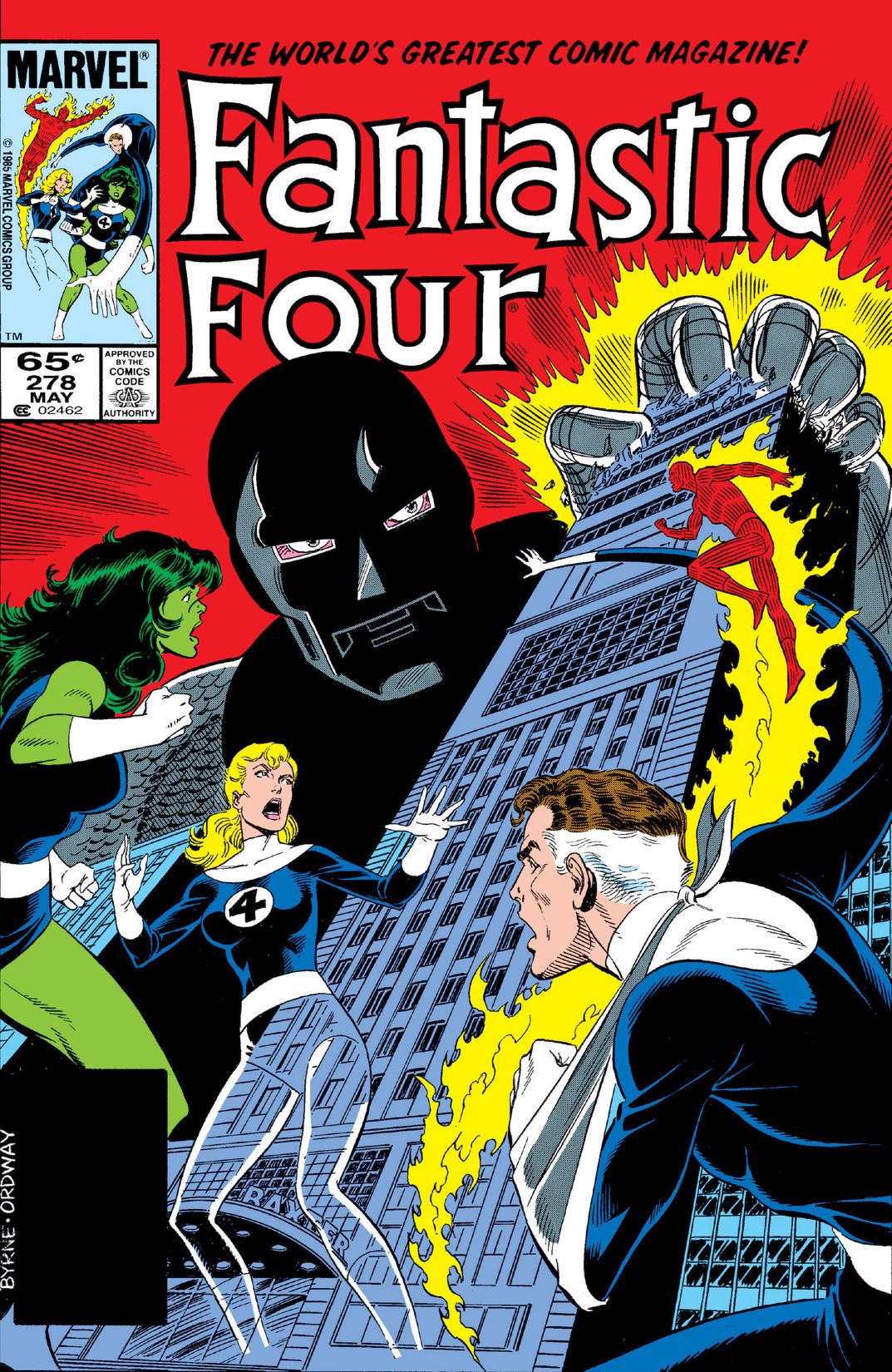 Fantastic Four #278 cover