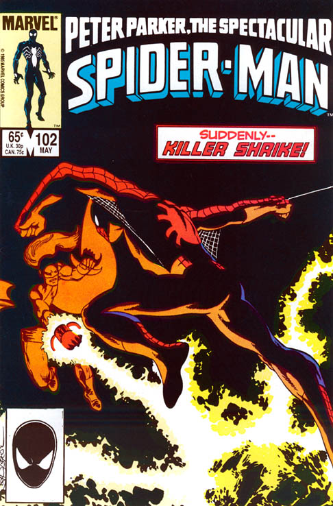 The Spectacular Spider-Man #102 cover