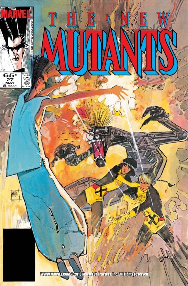 The New Mutants #27 cover