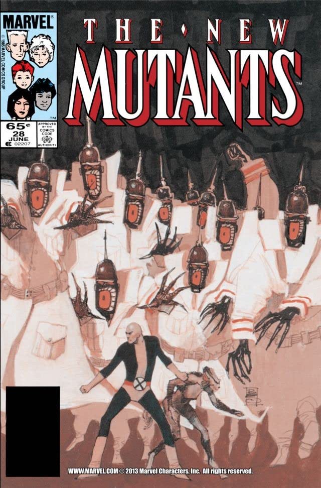 The New Mutants #28 cover