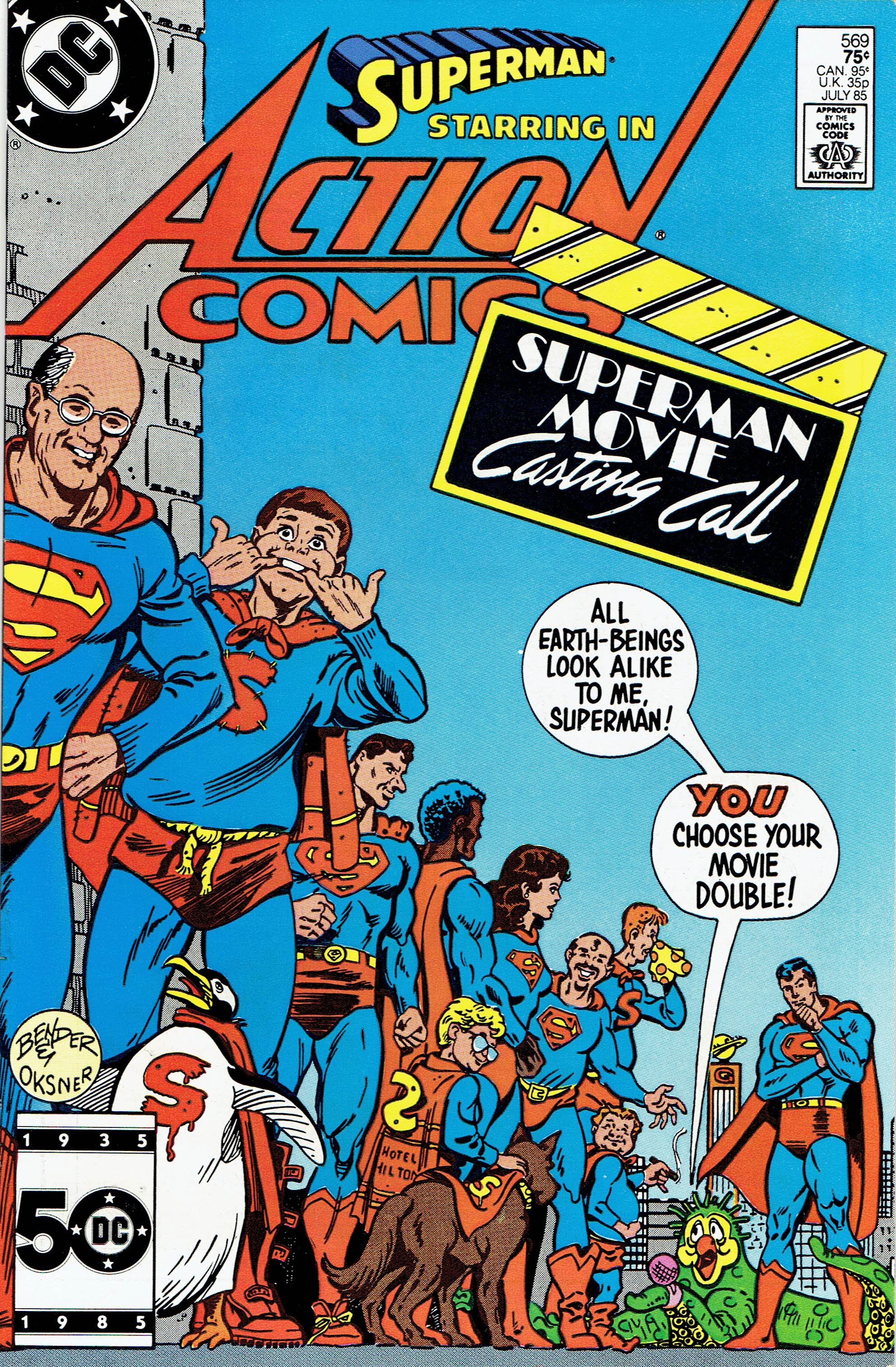 Action Comics #569 cover