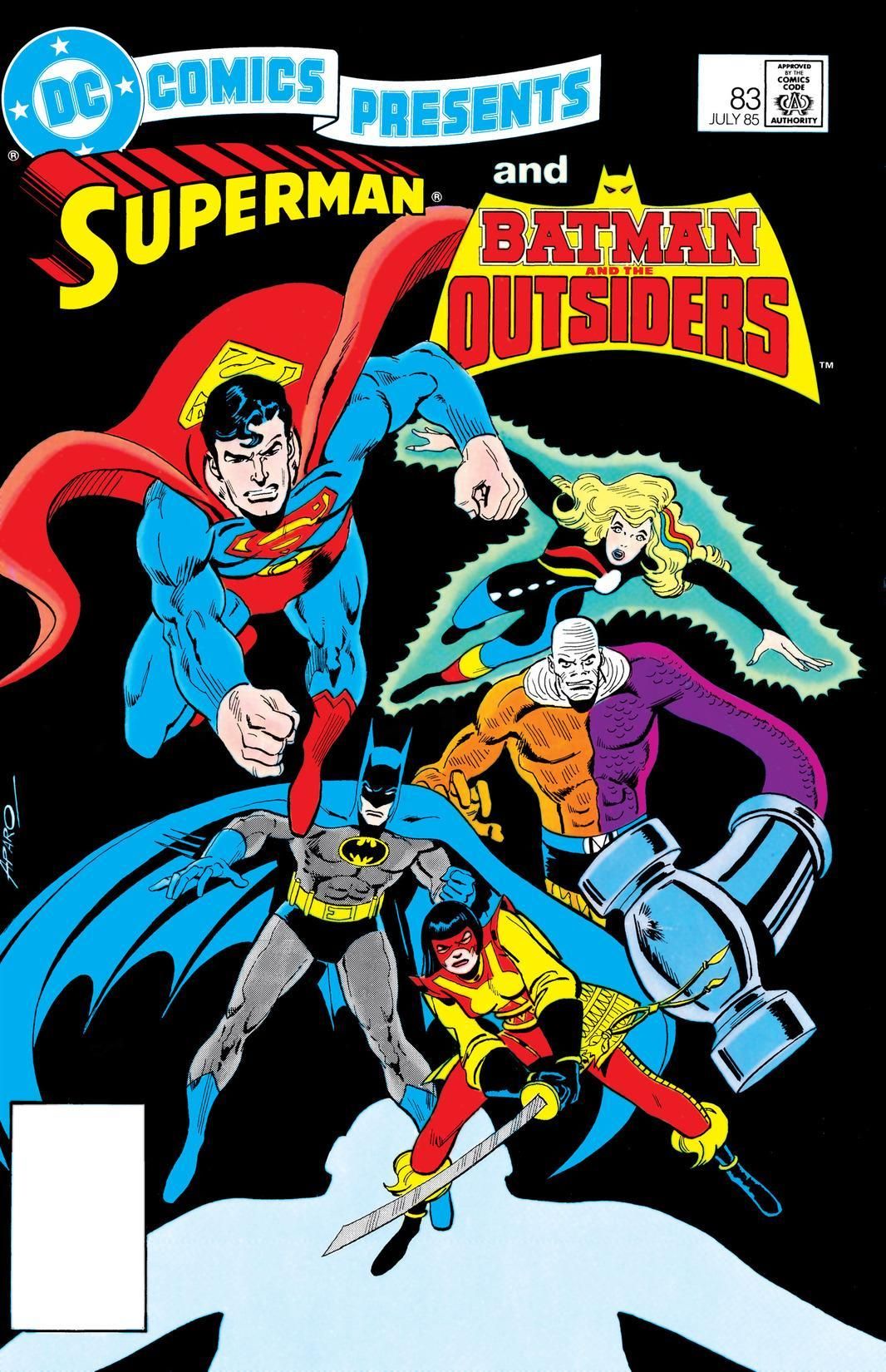 DC Comics Presents #83 cover