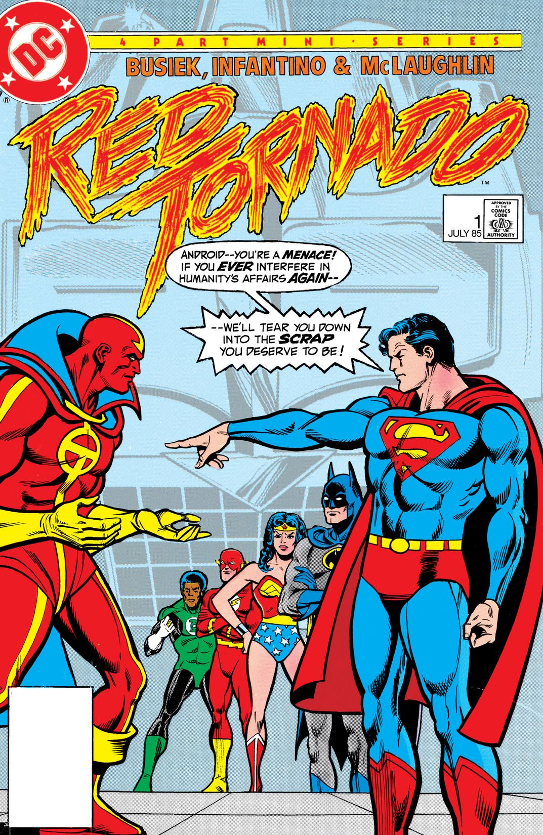 Red Tornado #1 cover