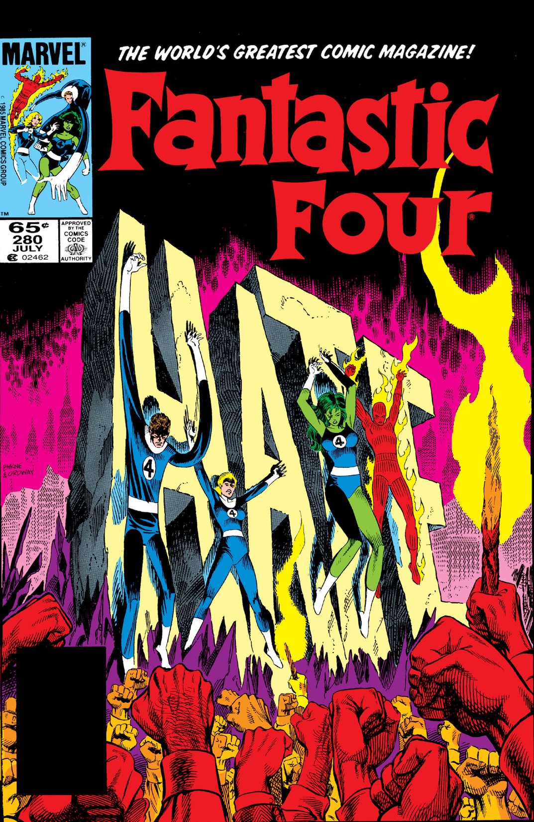 Fantastic Four #280 cover