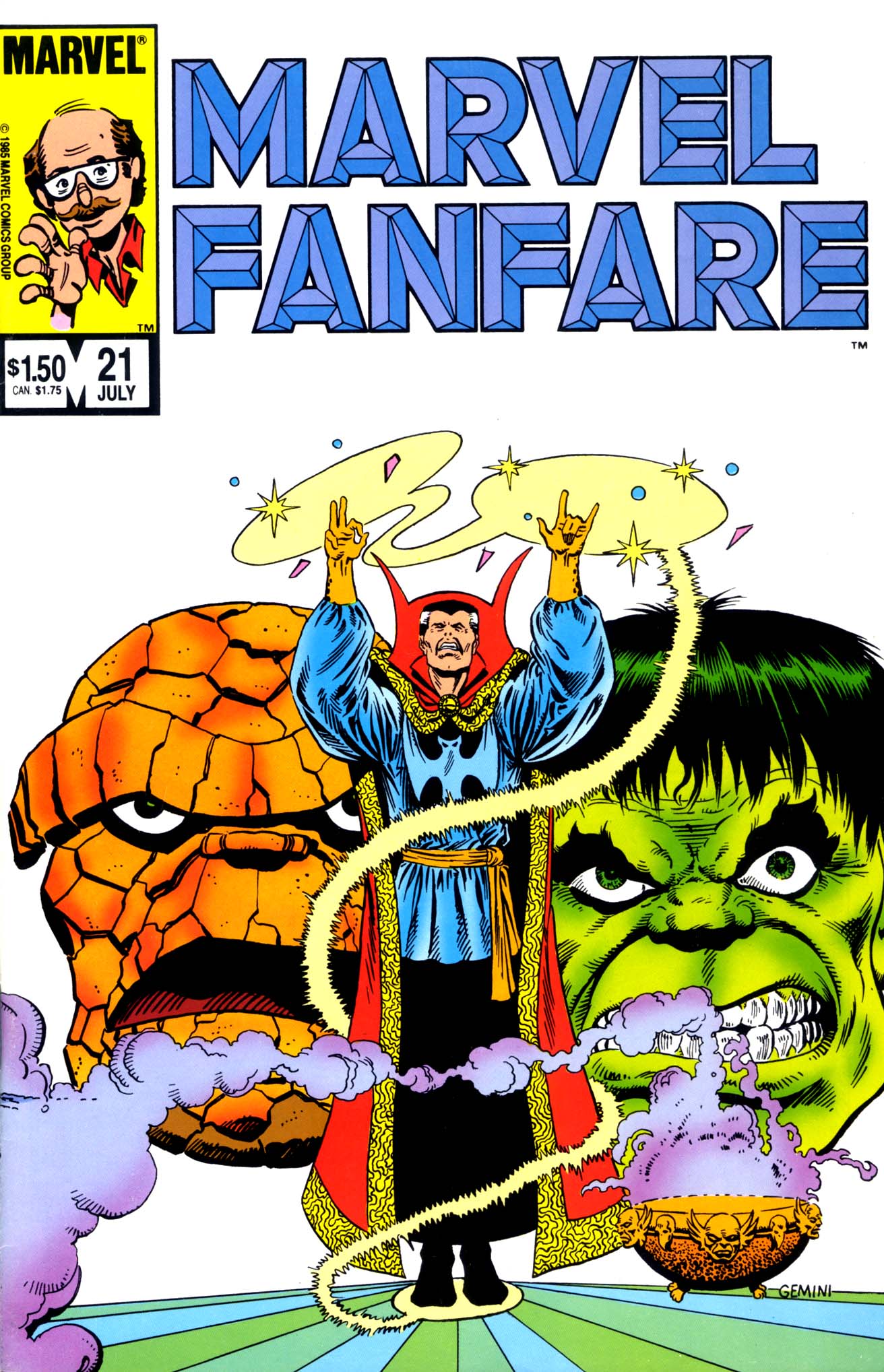 Marvel Fanfare #21 cover
