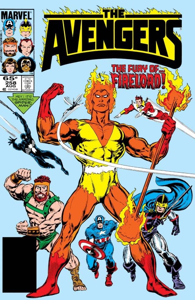 The Avengers #258 cover
