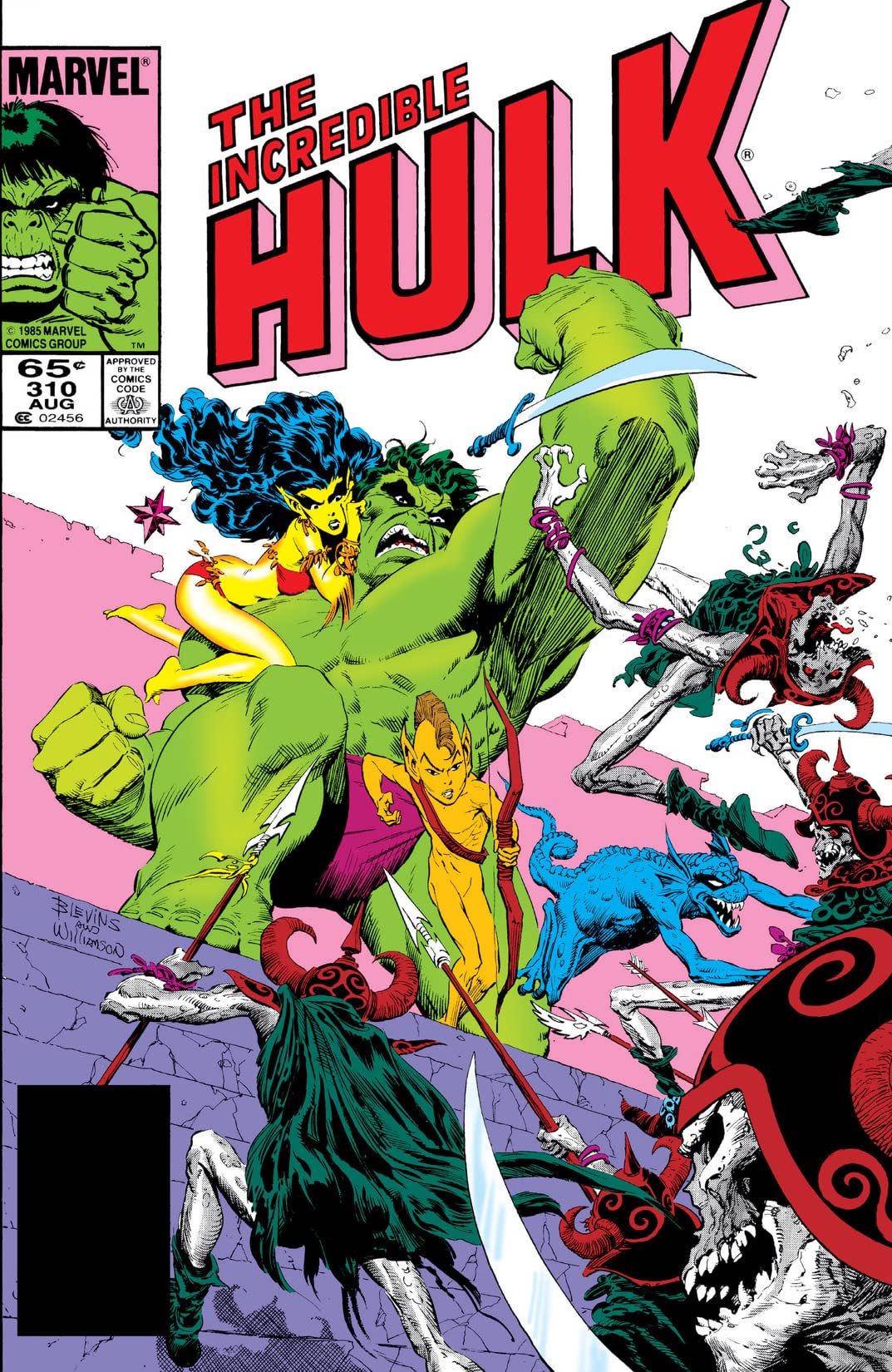 The Incredible Hulk #310 cover