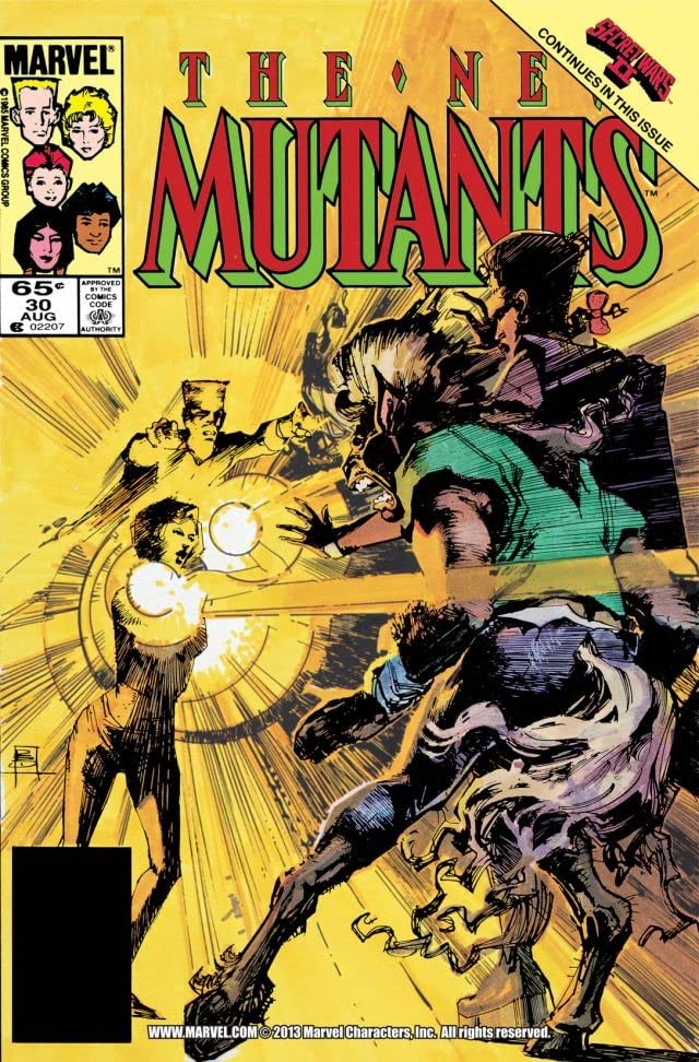 The New Mutants #30 cover