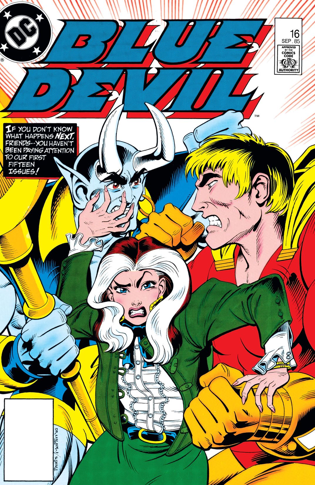 Blue Devil #16 cover