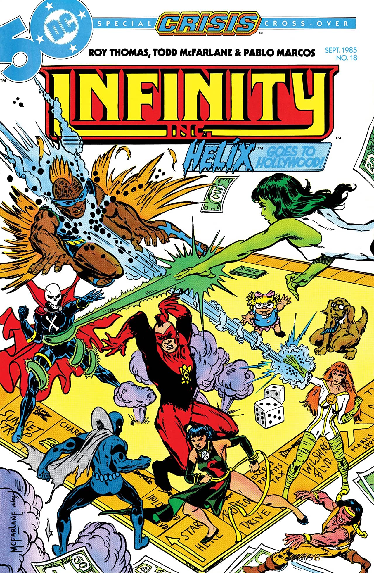 Infinity, Inc. #18 cover
